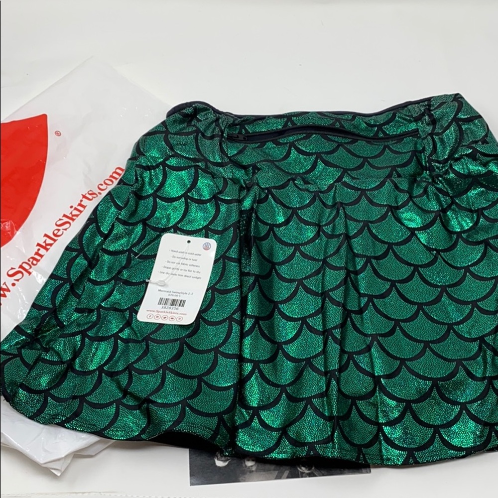 Sparkle city mermaid running/tennis skirt